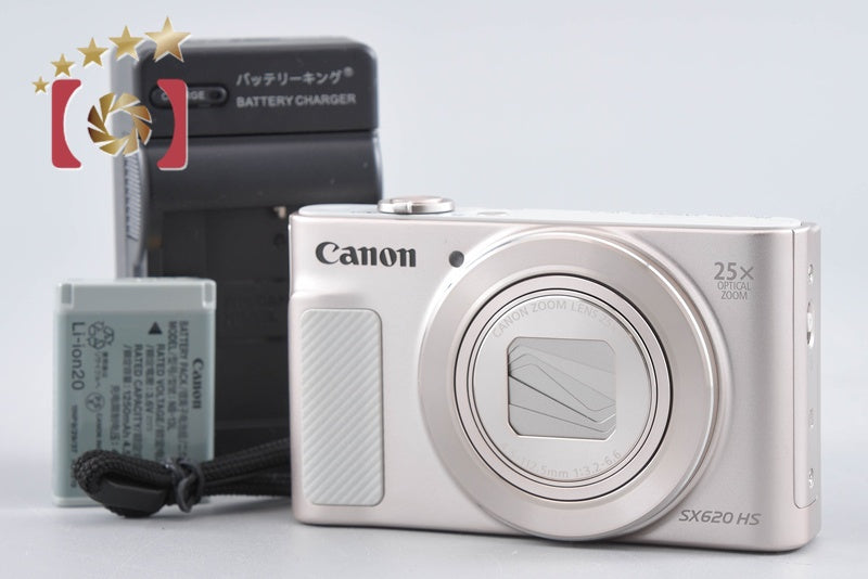 Canon PowerShot SX620 HS White 20.2 MP Digital Camera from Japan