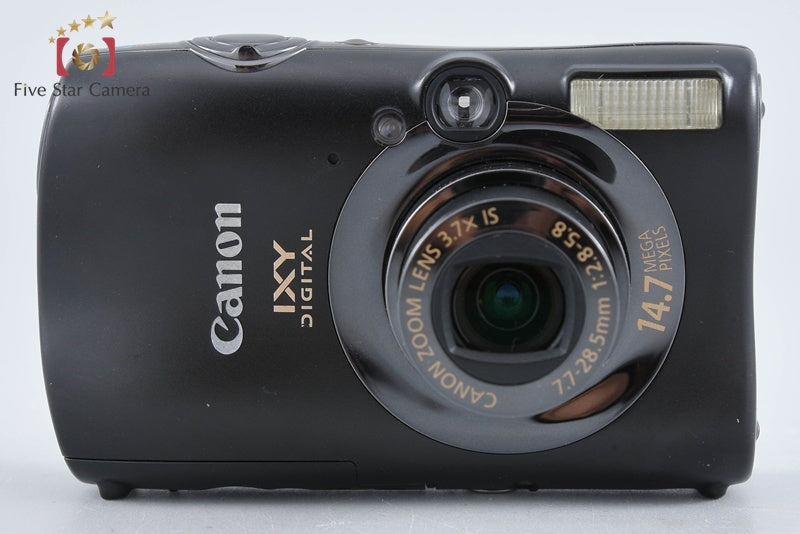 Canon IXY DIGITAL 3000 IS Panther Black 14.7 MP Digital Camera from Japan
