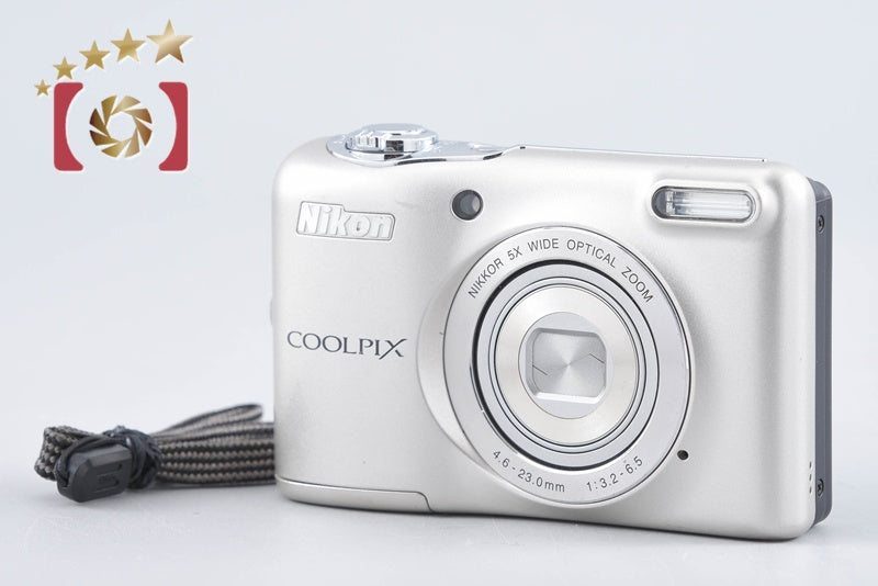 Nikon COOLPIX L32 Silver 20.1 MP Digital Camera from Japan
