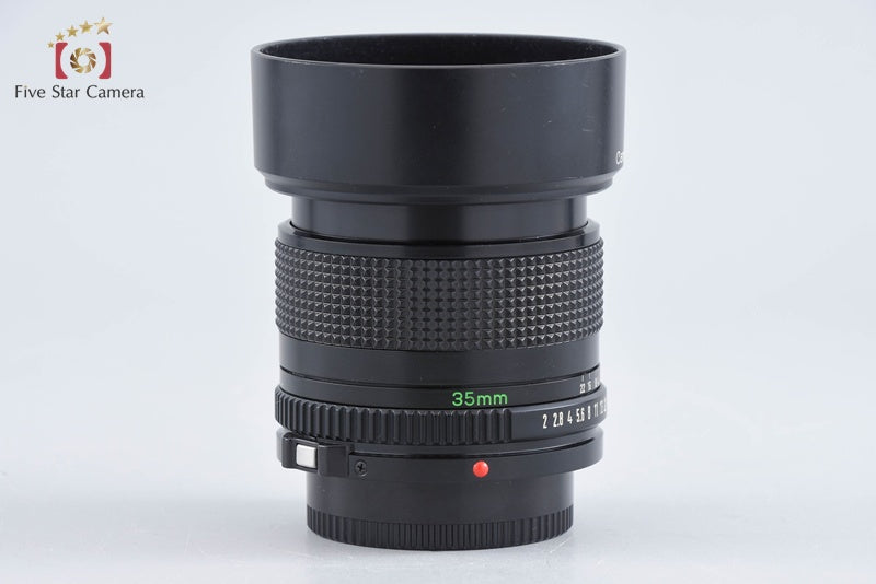 Canon New FD 35mm f/2 from Japan