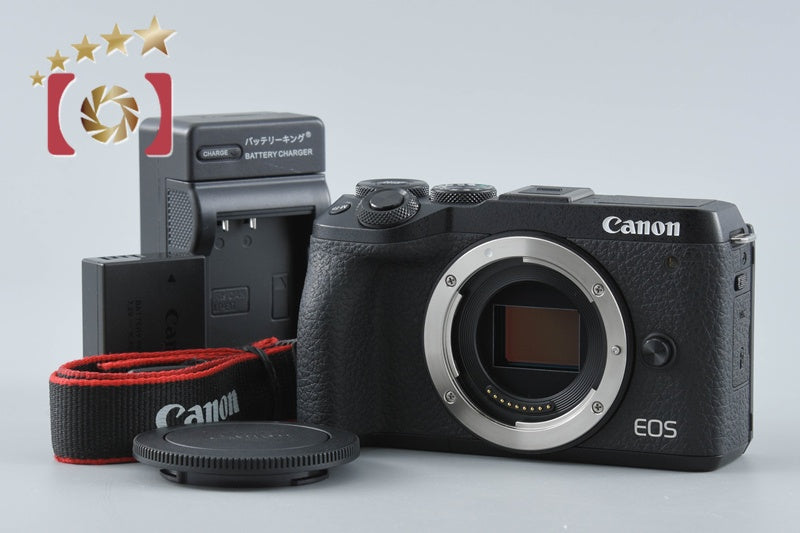 Canon EOS M6 Mark II Black 32.5 MP Digital Mirrorless Camera Body from Japan