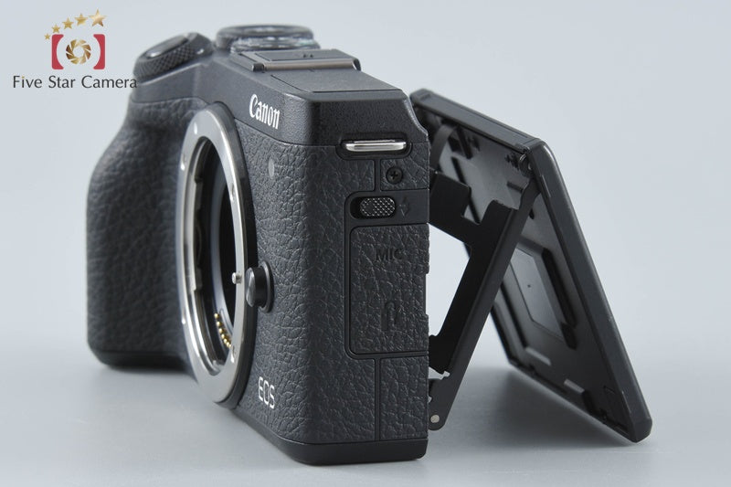 Canon EOS M6 Mark II Black 32.5 MP Digital Mirrorless Camera Body from Japan