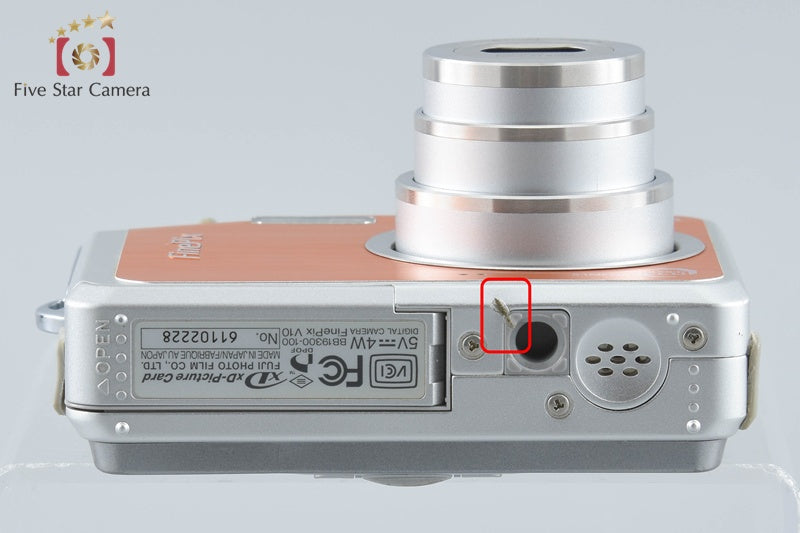 Fujifilm FinePix V10 Orange 5.1 MP Digital Camera from Japan