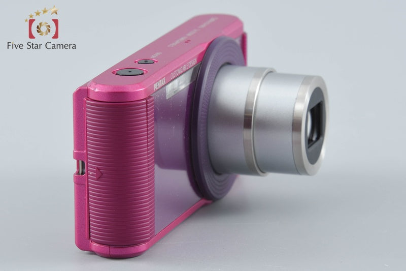 PENTAX Optio LS465 Ruby Pink 16.0 MP Digital Camera from Japan