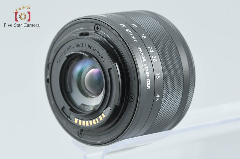 Canon EF-M 15-45mm f/3.5-6.3 IS STM Black from Japan
