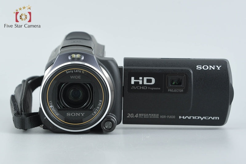 Sony Handycam HDR-PJ630V Black Video Camera [Japanese Language Only] from Japan