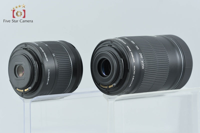 Canon EOS Kiss X10i / Rebel T8i / 850D 24.1 MP 18-55 55-250 Lenses from Japan