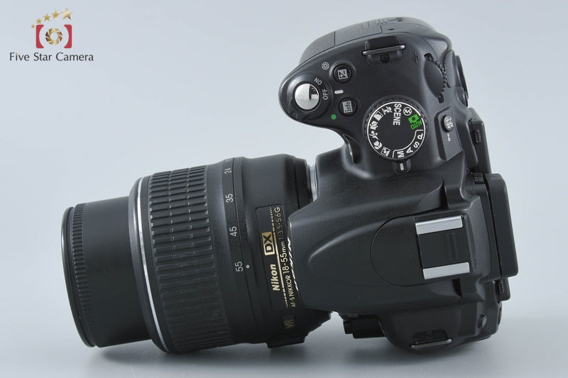 Nikon D5000 12.3 MP DSLR Camera 18-55 VR Lens from Japan
