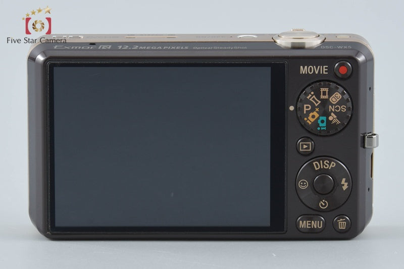 Sony Cyber-Shot DSC-WX5 Gold Digital Camera [Japanese Language Only] from Japan