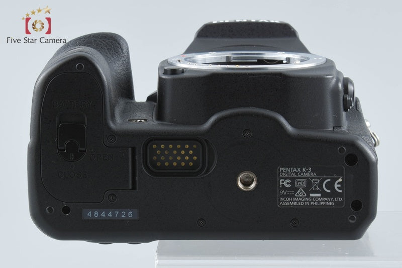 PENTAX K-3 24.3 MP DSLR Camera w/ D-BG5 Battery Grip from Japan