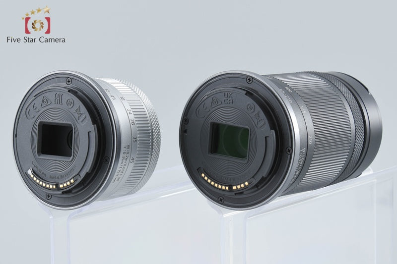 "Count 1,000" Canon EOS R50 White 24.2 MP RF-S 18-45 55-210 Lenses from Japan