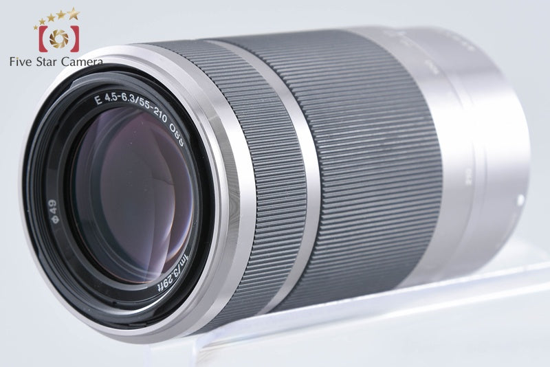 Sony E 55-210mm f/4.5-6.3 OSS Silver SEL55210 from Japan