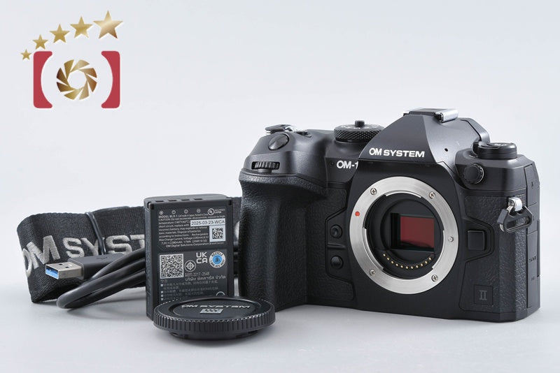 OM SYSTEM OLYMPUS OM-1 Mark II Black 20.3MP Digital Mirrorless Camera from Japan