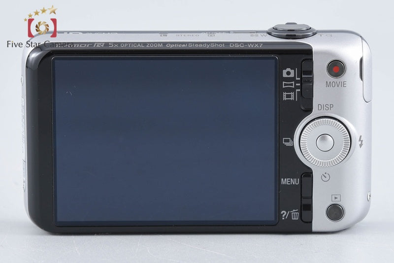 Sony Cyber-Shot DSC-WX7 Silver Digital Camera[Japanese Language Only] from Japan