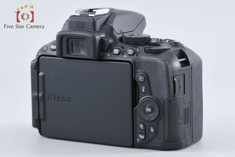 Nikon D5500 Black 24.2 MP Digital SLR Camera 18-55 VR II Lens from Japan