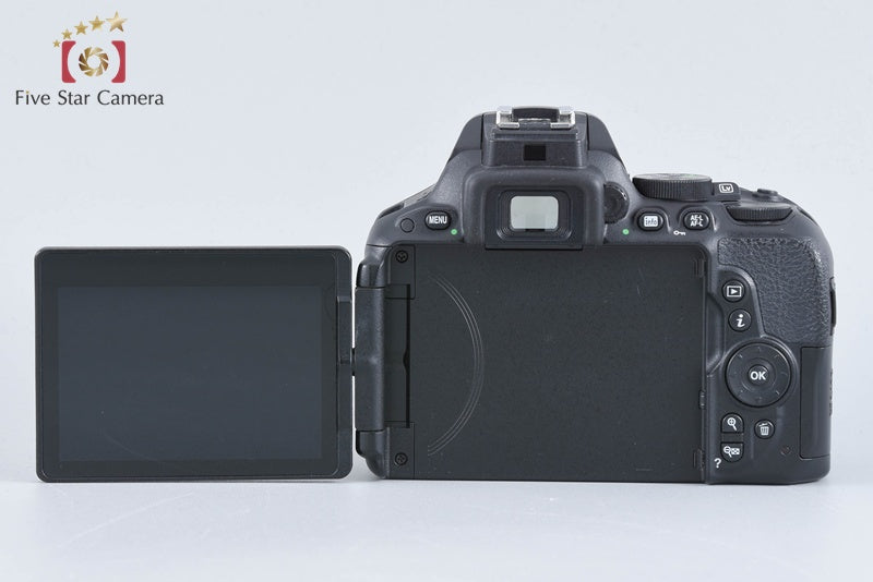 Nikon D5500 Black 24.2 MP Digital SLR Camera 18-55 VR II Lens from Japan