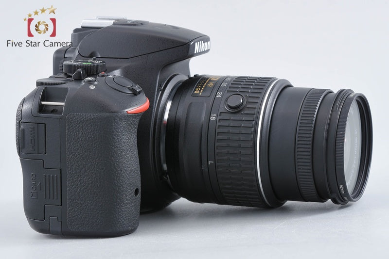 Nikon D5500 Black 24.2 MP Digital SLR Camera 18-55 VR II Lens from Japan