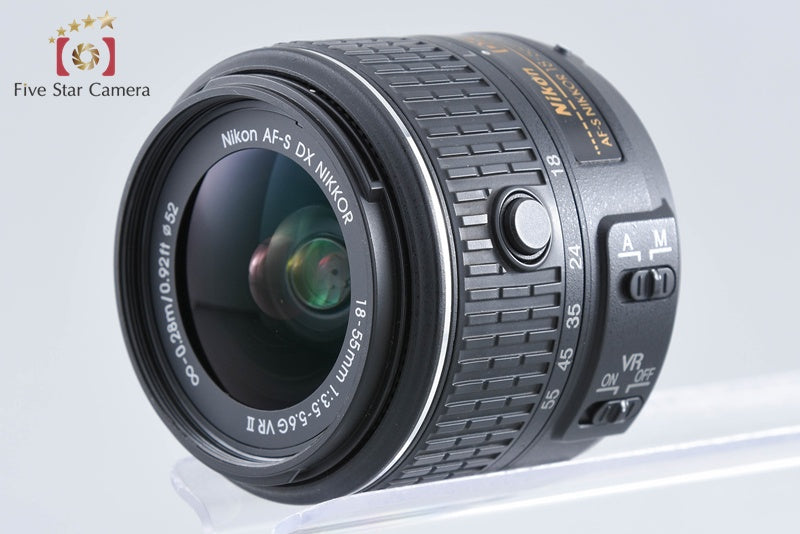 Nikon D5500 Black 24.2 MP Digital SLR Camera 18-55 VR II Lens from Japan
