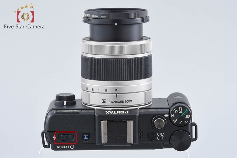 "Count 951" PENTAX Q Black 12.4 MP DSLR Camera 02 5-15 Lens from Japan