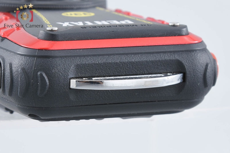 RICOH PENTAX WG-10 Red 14.0 MP Waterproof Action Camera from Japan