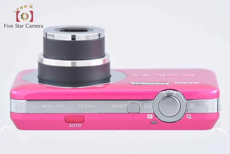 CASIO EXILIM EX-Z800 Cherry Pink 14.1 MP Digital Camera from Japan