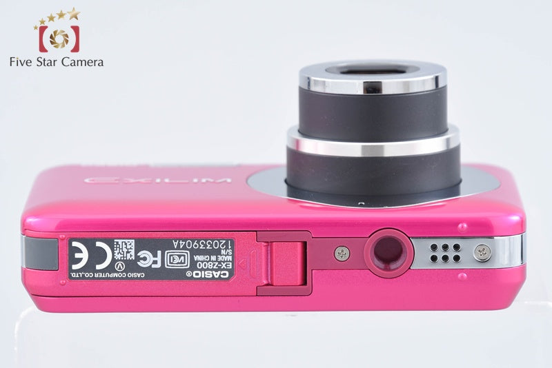 CASIO EXILIM EX-Z800 Cherry Pink 14.1 MP Digital Camera from Japan