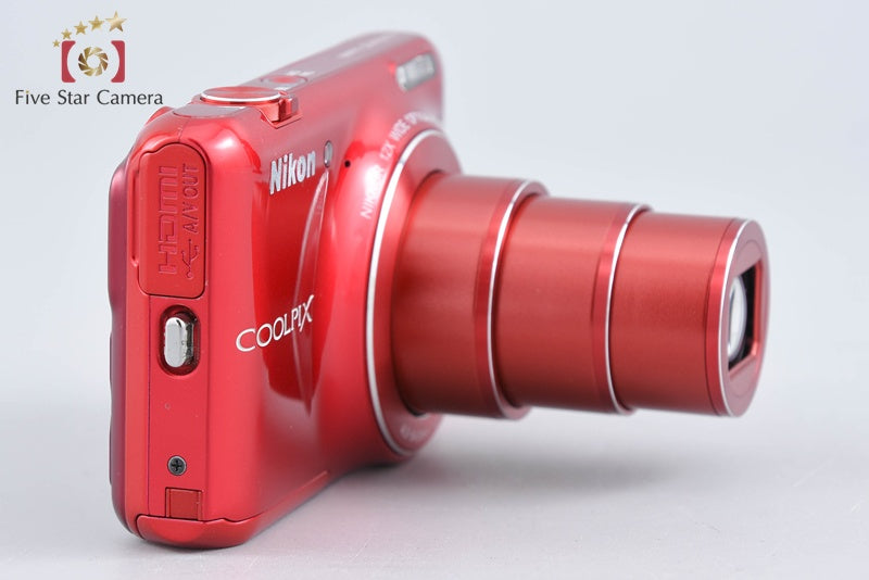 Nikon COOLPIX S6400 Glossy Red 16.0 MP Digital Camera from Japan