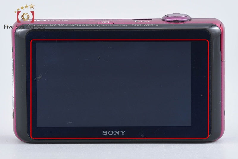 SONY Cyber-shot DSC-WX170 Pink Digital Camera[Japanese Language Only] from Japan
