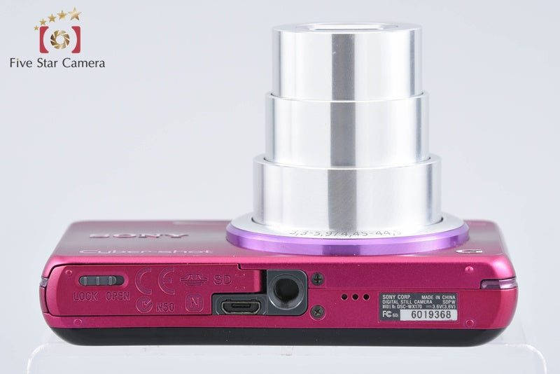 SONY Cyber-shot DSC-WX170 Pink Digital Camera[Japanese Language Only] from Japan