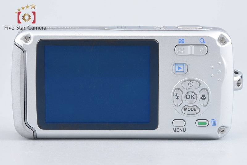 Pentax Optio W30 Silver 7.1 MP Waterproof Digital Camera from Japan