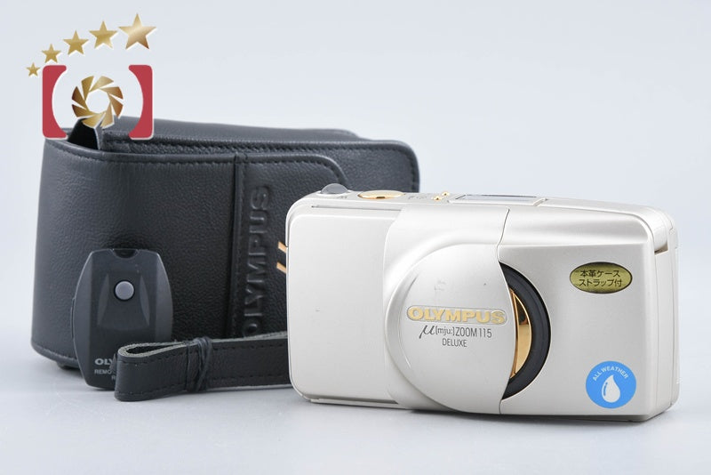 Olympus μ[mju:] ZOOM 115 DELUXE 35mm Point & Shoot Film Camera from Japan