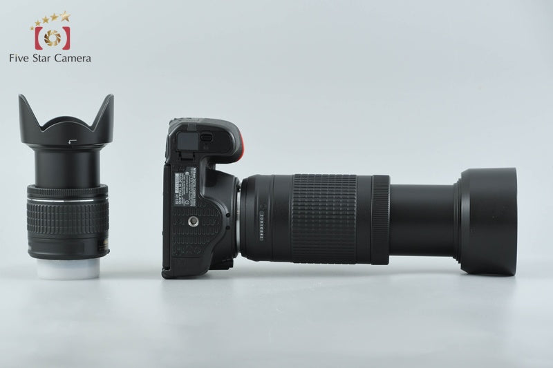 Nikon D5600 24.2 MP Digital SLR Camera 18-55 70-300 VR Lenses from Japan
