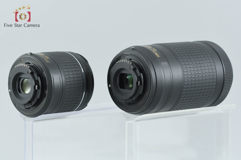 Nikon D5600 24.2 MP Digital SLR Camera 18-55 70-300 VR Lenses from Japan