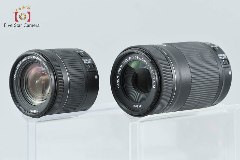 Canon EOS Kiss X10 / Rebel SL3 / 250D / 200DII 18-55 55-250 Lenses from Japan