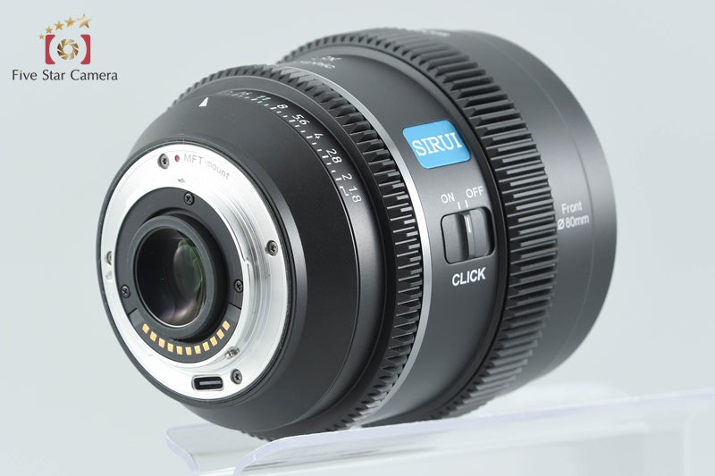 SIRUI 20mm T1.8 Anamorphic 1.33x S35 for Micro Four Thirds w/ Box from Japan