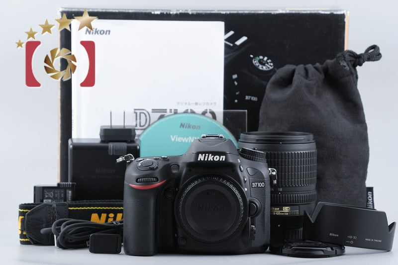 Nikon D7100 24.1 MP Digital SLR Camera 18-105 VR Lens w/ Box from Japan