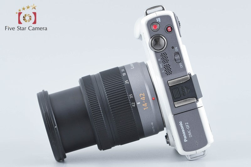 Panasonic LUMIX DMC-GF2 White 14-42 Lens [Japanese Language Only] from Japan
