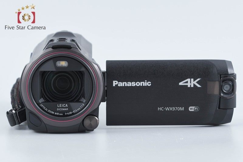 Panasonic HC-WX970M Black 4K Digital Camcorder from Japan