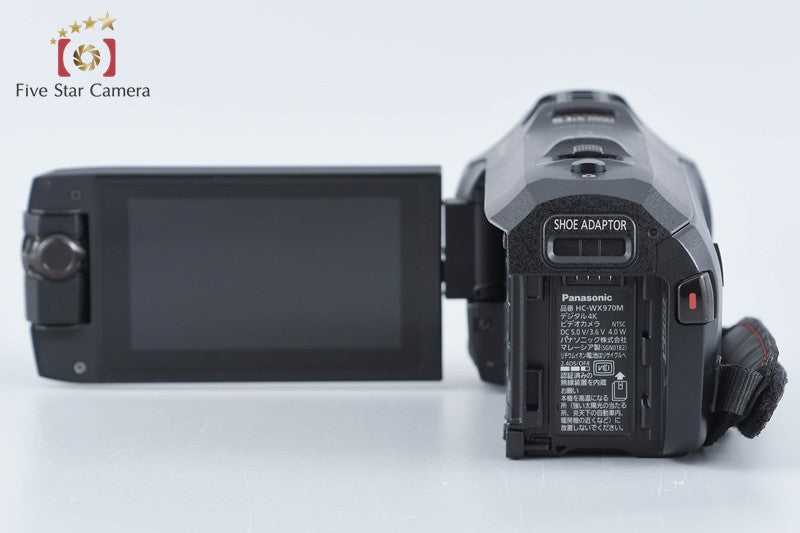Panasonic HC-WX970M Black 4K Digital Camcorder from Japan