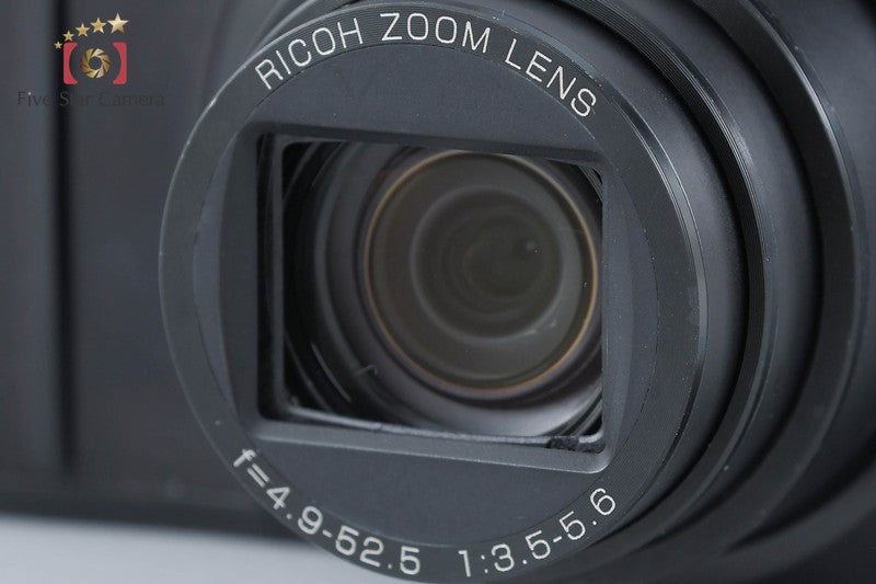 "Shutter count 4,331" Ricoh CX4 Black 10.0 MP Digital Camera from Japan