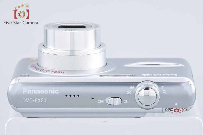 Panasonic LUMIX DMC-FX30 Precious Silver 7.2 MP Digital Camera w/ Box from Japan