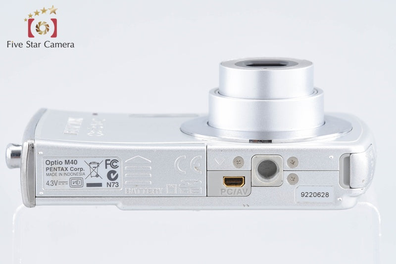 PENTAX Optio M40 Silver 8.0 MP Digital Camera from Japan