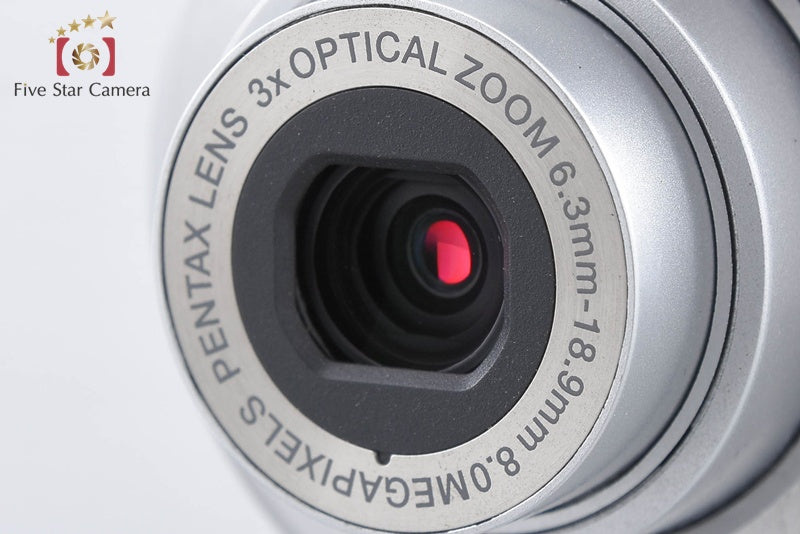 PENTAX Optio M40 Silver 8.0 MP Digital Camera from Japan