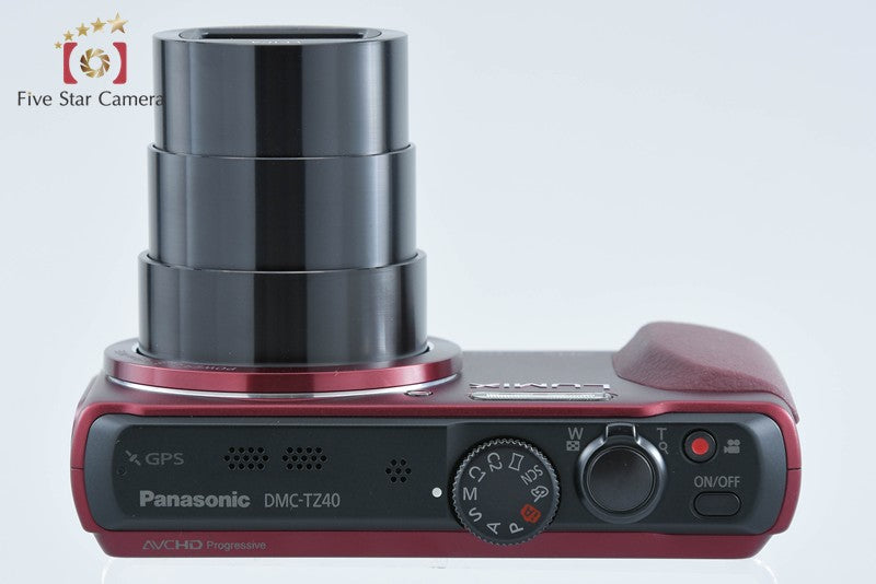 Panasonic LUMIX DMC-TZ40 Red Digital Camera [Japanese Language Only] from Japan