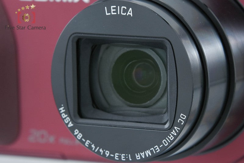 Panasonic LUMIX DMC-TZ40 Red Digital Camera [Japanese Language Only] from Japan