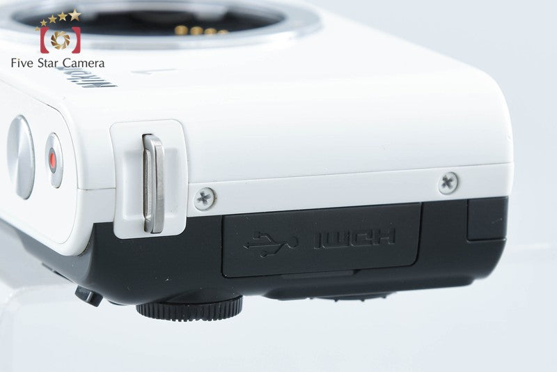 Nikon 1 J1 White 10.1 MP Digital Camera Body from Japan