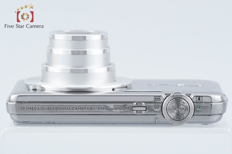 CASIO EXILIM EX-S10 Silver 10.1 MP Digital Camera from Japan