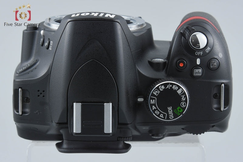"Count 3,127" Nikon D3200 Black 24.2 MP Digital SLR Camera Body from Japan