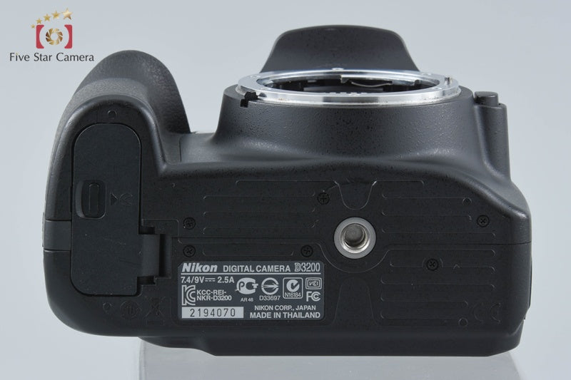 "Count 3,127" Nikon D3200 Black 24.2 MP Digital SLR Camera Body from Japan