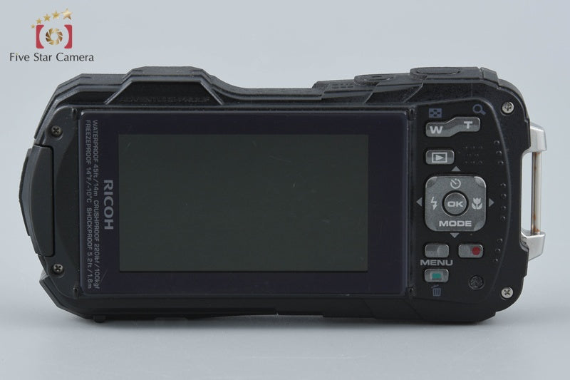 Ricoh Pentax WG-80 Black 16.0 MP Waterproof Action Camera from Japan